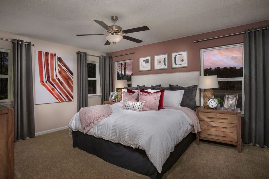 Representative furnished interior of a home built from the 1598 by KB Home in Briar Pointe, Jacksonville (Image 7).