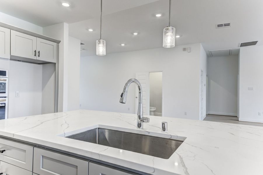 Close-up of interior finishes inside a home in Townsen Landing, Humble (Image 14).
