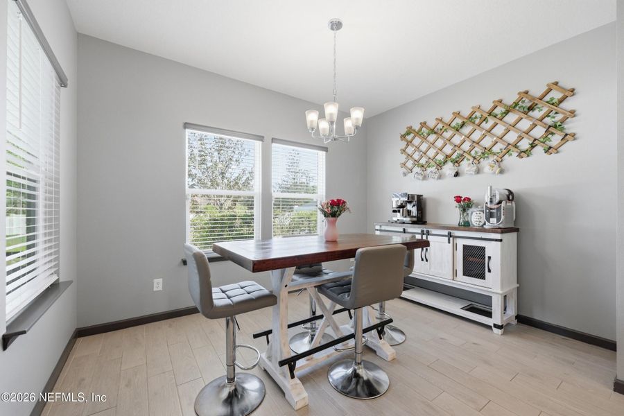 Furnished interior view inside a new home in , Jacksonville (Image 9).