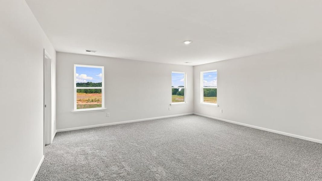 Spacious, unfurnished interior of a new home in Chestnut Ridge, Greenville (Image 34).