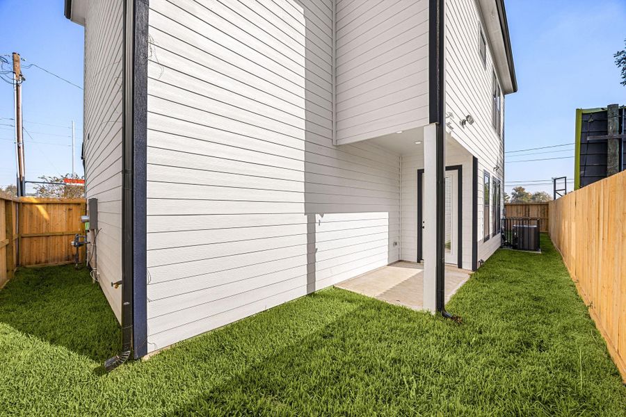 Exterior details and patio area of a home in , Houston (Image 22). Exterior details and patio area of a home in , Houston (Image 22).