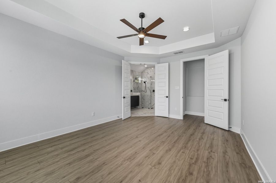 Spacious, unfurnished interior of a new home in The Reserve at Potranco Oaks, Castroville (Image 21). Spacious, unfurnished interior of a new home in The Reserve at Potranco Oaks, Castroville (Image 21).