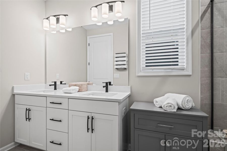 Furnished interior view inside a new home in Roseshire Chase, Huntersville (Image 18). Furnished interior view inside a new home in Roseshire Chase, Huntersville (Image 18).