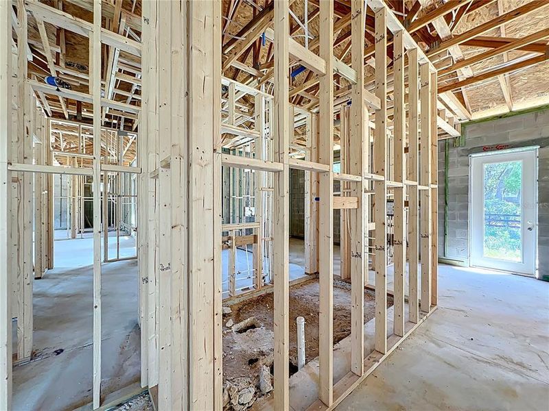 In-progress construction of a new home in , Oviedo, FL (Image 72).