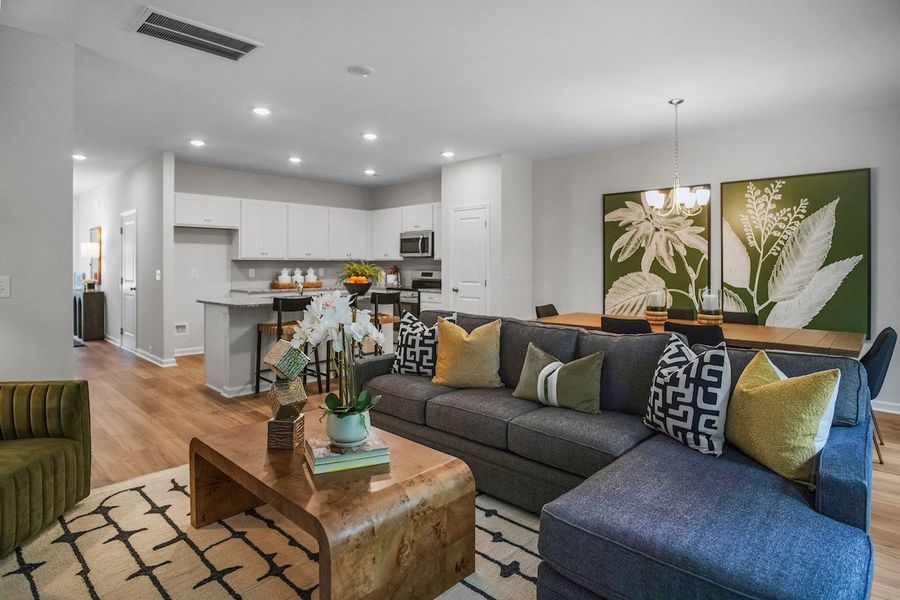 Furnished interior view inside a new home in Ironhorse, Dickson (Image 6).