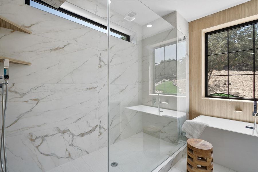 Furnished interior view inside a new home in , Lago Vista (Image 30).