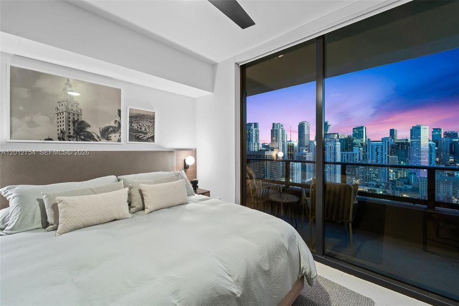 Furnished interior view inside a new home in , Miami (Image 14).