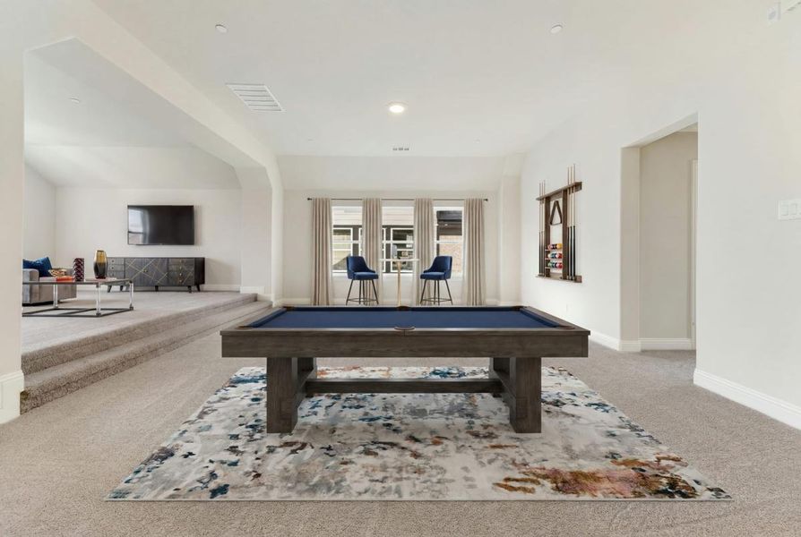 Furnished interior view inside a new home in Cedar Ridge Estates, Grand Prairie (Image 17). Furnished interior view inside a new home in Cedar Ridge Estates, Grand Prairie (Image 17).