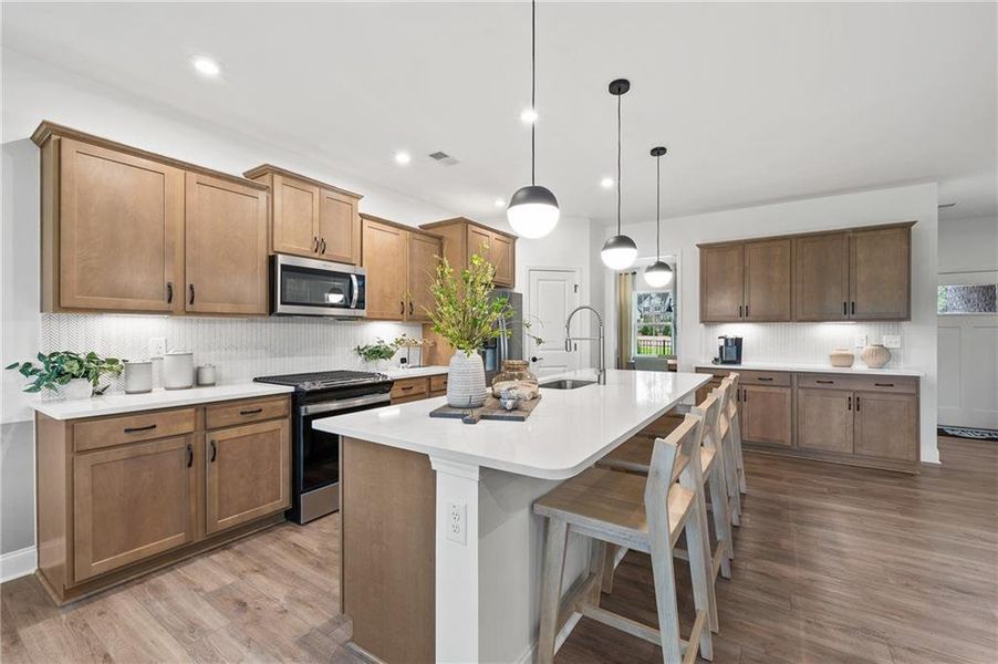 Furnished interior view inside a new home in Berkeley Mill, Cumming (Image 10). Furnished interior view inside a new home in Berkeley Mill, Cumming (Image 10).
