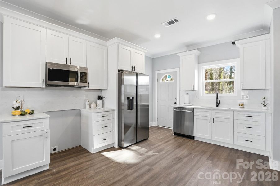 Furnished interior view inside a new home in , Albemarle (Image 7).