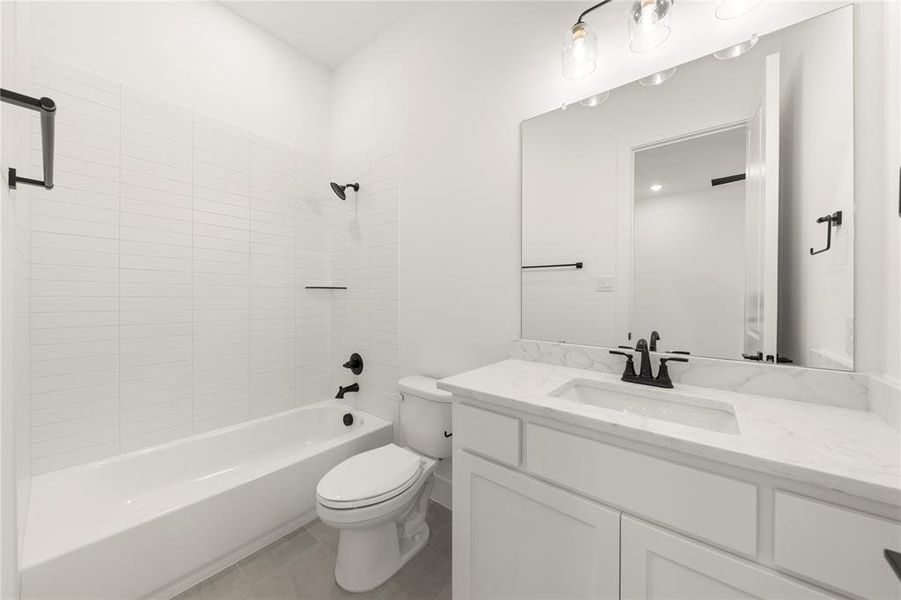 Furnished interior view inside a new home in Lakewood at Brookhollow – 60′, Prosper (Image 28). Furnished interior view inside a new home in Lakewood at Brookhollow – 60′, Prosper (Image 28).