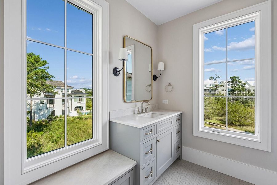 Furnished interior view inside a new home in , Johns Island (Image 42).