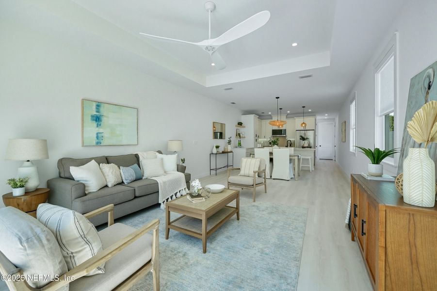 Furnished interior view inside a new home in , Jacksonville Beach (Image 30).