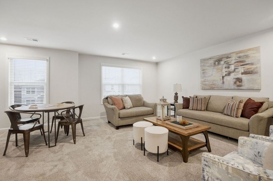 Furnished interior view inside a new home in Roseshire Chase, Huntersville (Image 30).