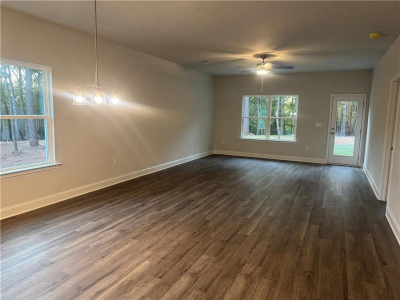 Spacious, unfurnished interior of a new home in The Fields of Walnut Creek, Pendergrass (Image 16).