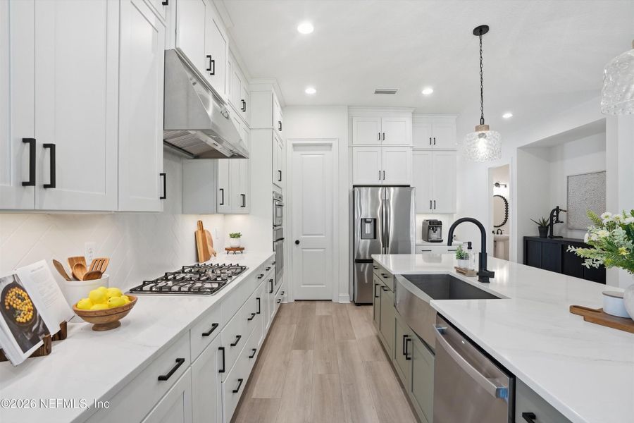 Furnished interior view inside a new home in Palm Crest at Seabrook, Ponte Vedra (Image 8).