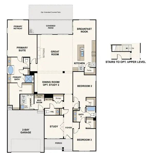 2D floor plan layout of this home in Windsong Estates, McDonough, GA (Image 2). 2D floor plan layout of this home in Windsong Estates, McDonough, GA (Image 2).