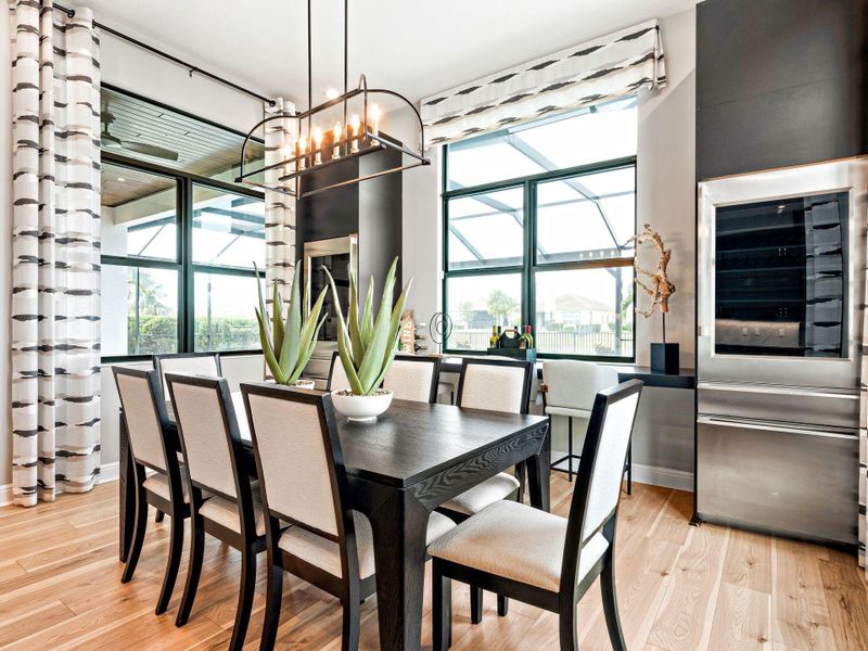Furnished interior view inside a new home in , Port St. Lucie (Image 6).