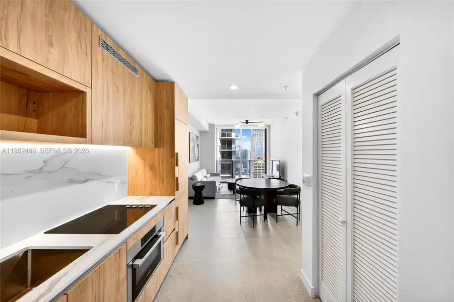 Furnished interior view inside a new home in , Miami (Image 5).