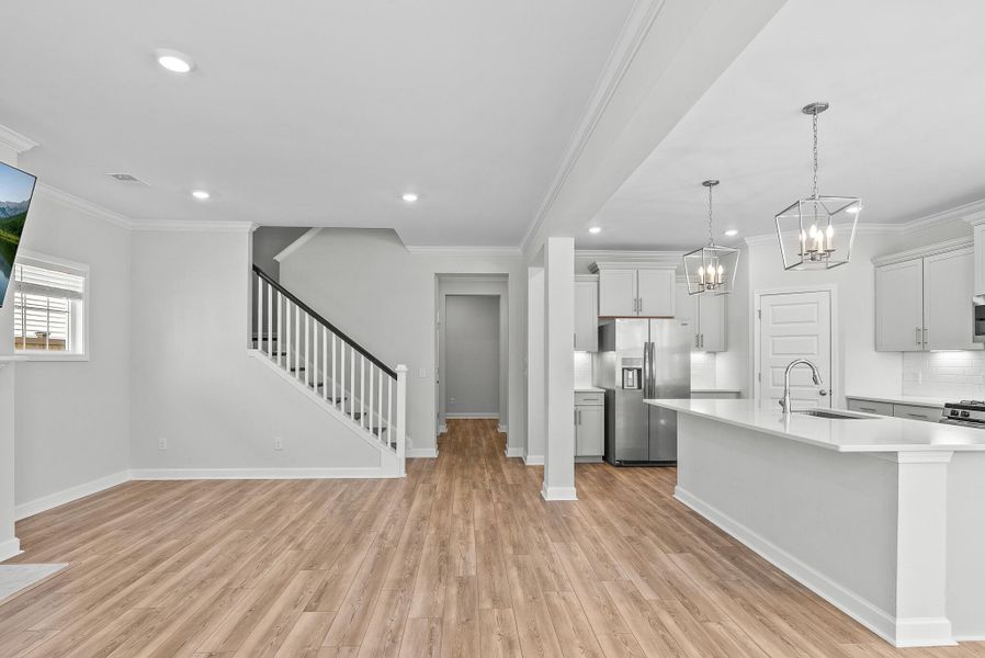 Furnished interior view inside a new home in , Summerville (Image 10).