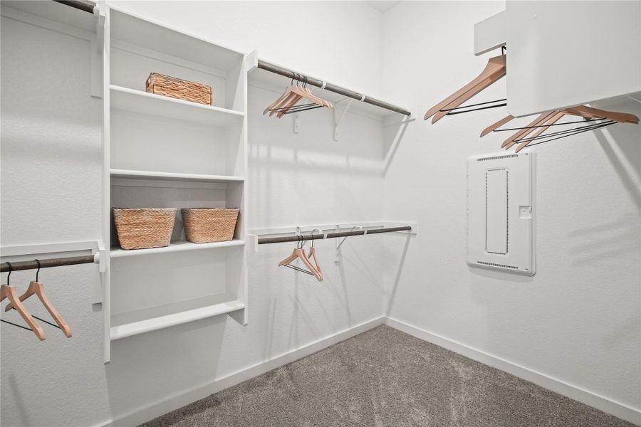 Furnished interior view inside a new home in Prairie Winds, Hutto (Image 6). Furnished interior view inside a new home in Prairie Winds, Hutto (Image 6).