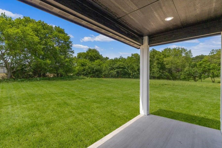 Exterior details and patio area of a home in , Canton (Image 3).