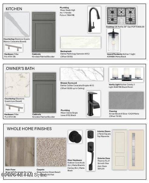 Sample of building materials used in homes in Kettering at eTown - Paired Villas, Jacksonville (Image 3). Sample of building materials used in homes in Kettering at eTown - Paired Villas, Jacksonville (Image 3).