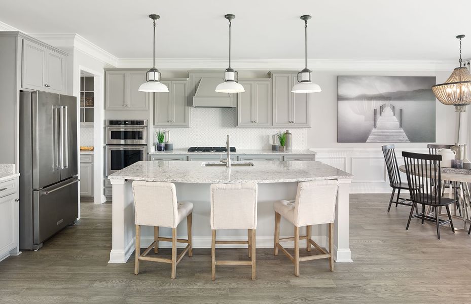 Furnished interior view inside a new home in Carriage Estates, Lexington (Image 6).
