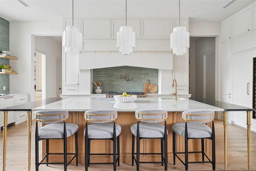 Furnished interior view inside a new home in , Dallas (Image 13).