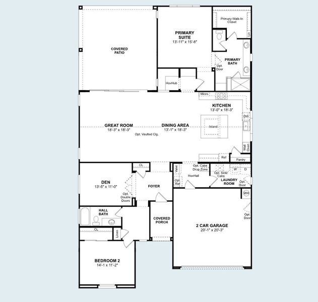 2D floor plan layout of this home in K. Hovnanian's® Four Seasons at Victory at Verrado, Buckeye, AZ (Image 5). 2D floor plan layout of this home in K. Hovnanian's® Four Seasons at Victory at Verrado, Buckeye, AZ (Image 5).