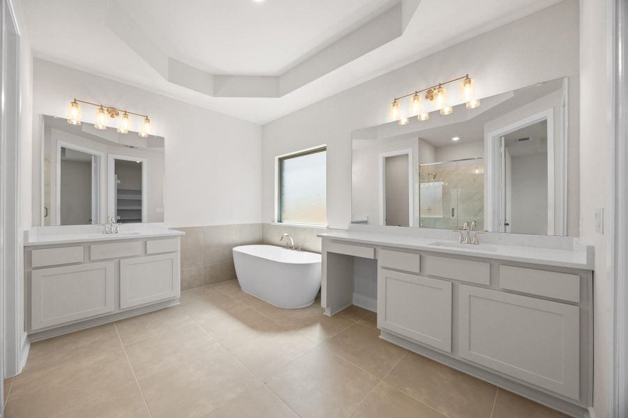 Furnished interior view inside a new home in Parmer Ranch, Georgetown (Image 7).