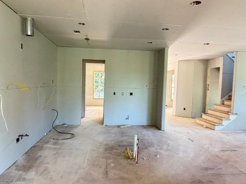 In-progress construction of a new home in , Buford, GA (Image 9).