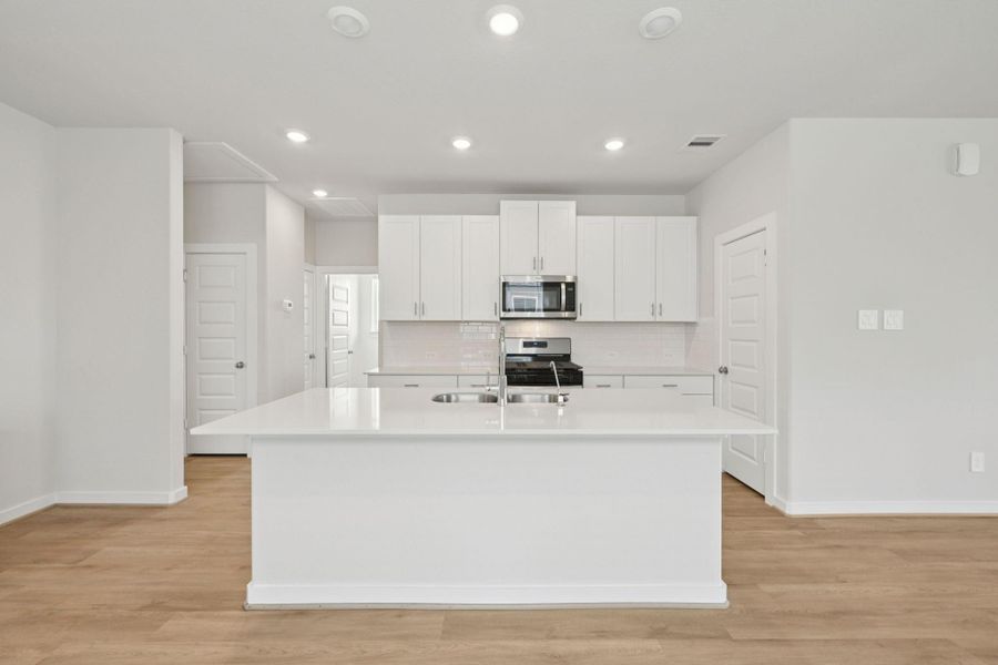 Furnished interior view inside a new home in Landing Meadows - Traditional Series, New Caney (Image 15).
