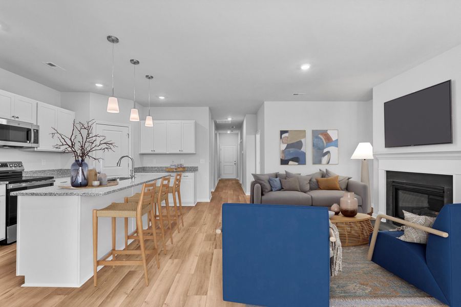 Furnished interior view inside a new home in Six Oaks, Summerville (Image 5).