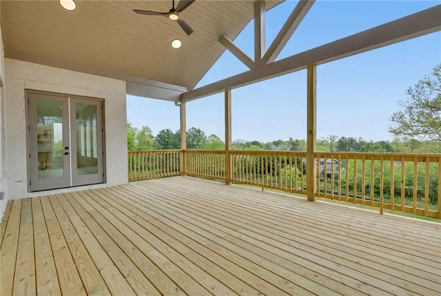 Exterior details and patio area of a home in , Buford (Image 3).