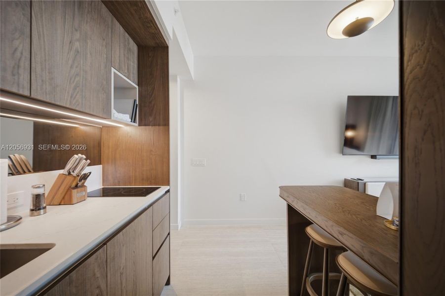 Furnished interior view inside a new home in , Miami (Image 13).