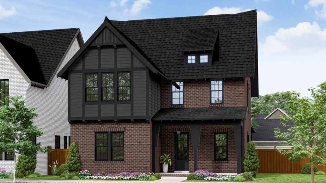 Representative exterior photo of a completed home built from the The Fielding 1 B by Signature Homes in June Lake, Thompson's Station, TN (Image 1). Representative exterior photo of a completed home built from the The Fielding 1 B by Signature Homes in June Lake, Thompson's Station, TN (Image 1).