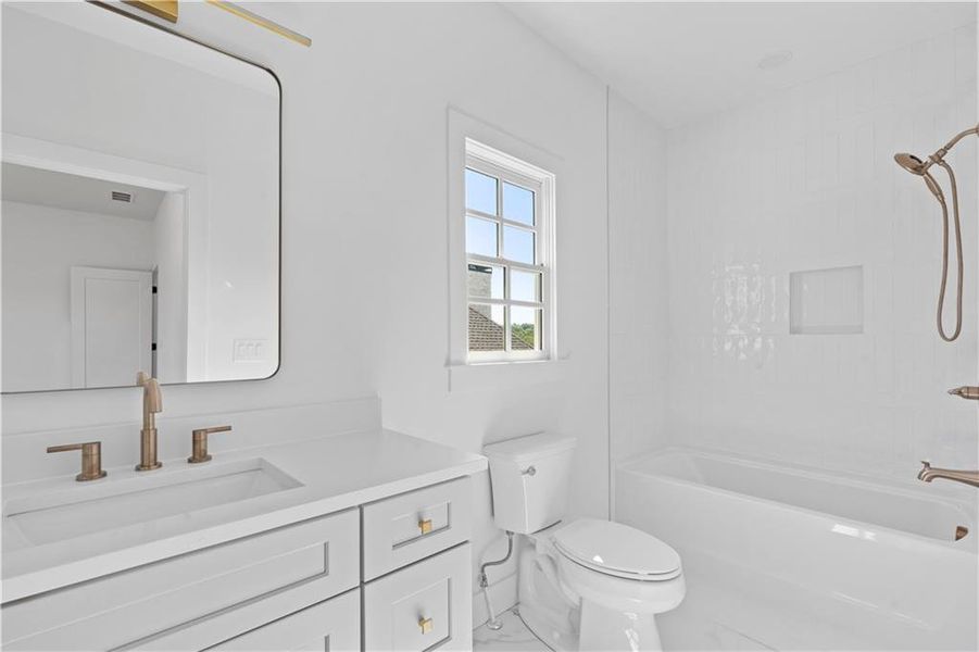 Furnished interior view inside a new home in , Suwanee (Image 11).