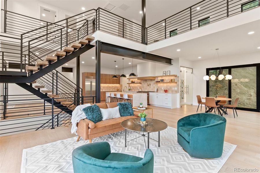 Furnished interior view inside a new home in , Evergreen (Image 31).