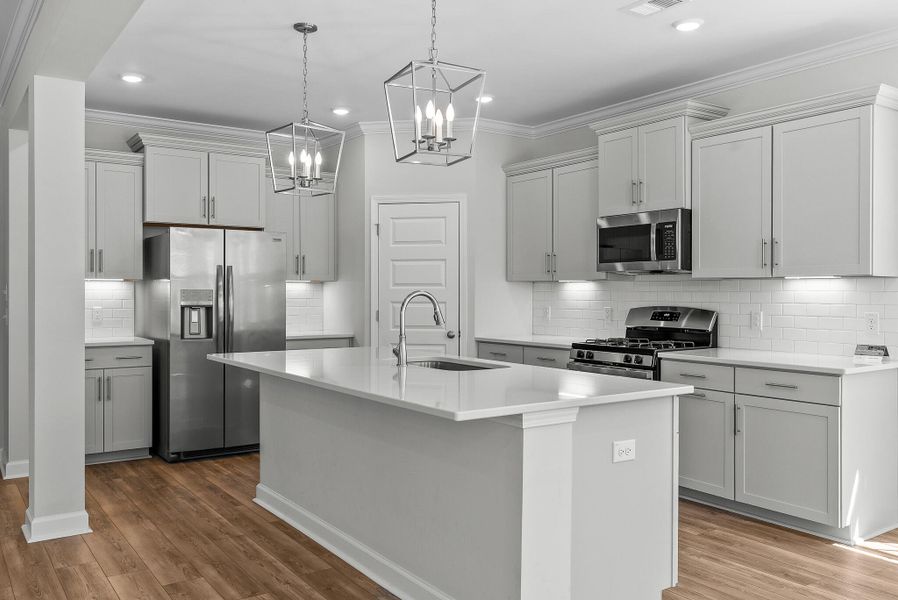 Furnished interior view inside a new home in , Summerville (Image 8).