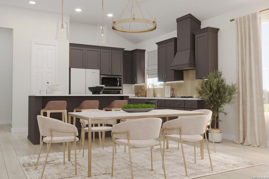 Furnished interior view inside a new home in Westridge, San Antonio (Image 3).
