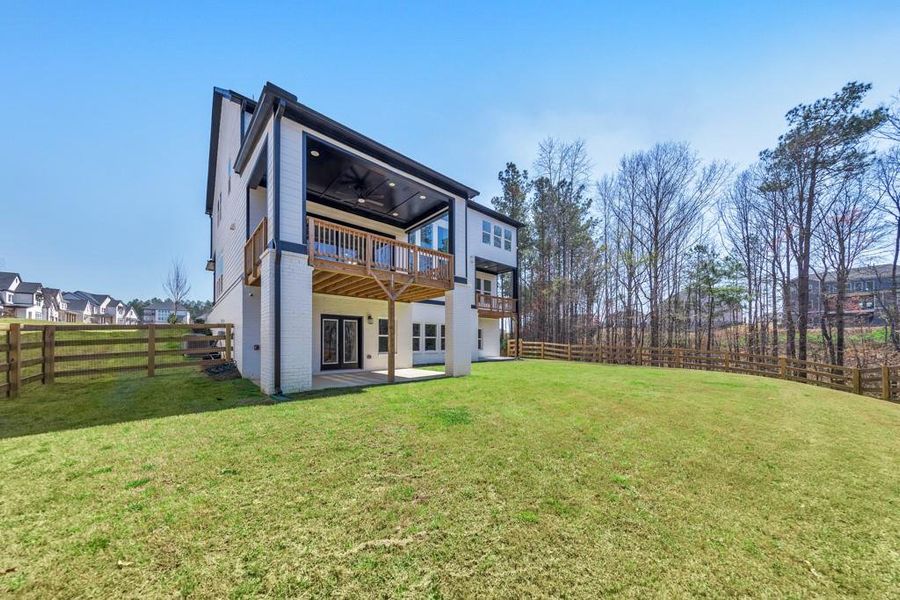 Exterior details and patio area of a home in , Woodstock (Image 33).