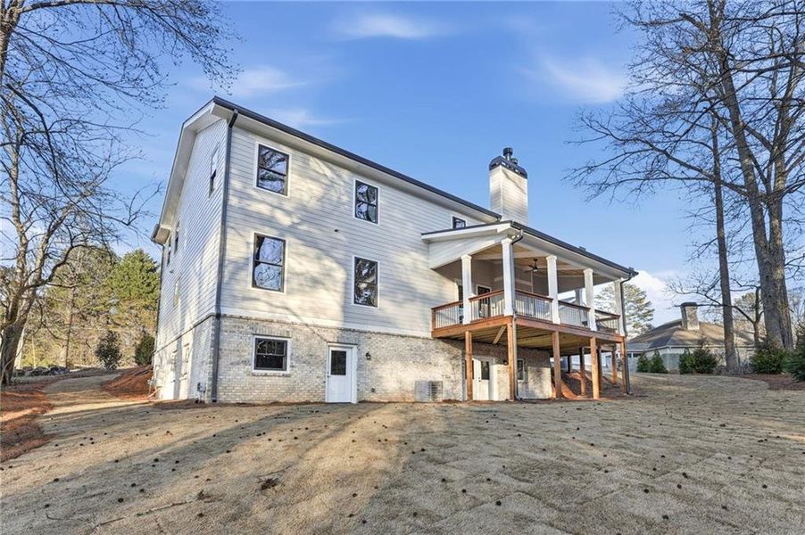 Exterior details and patio area of a home in , Buford (Image 3).