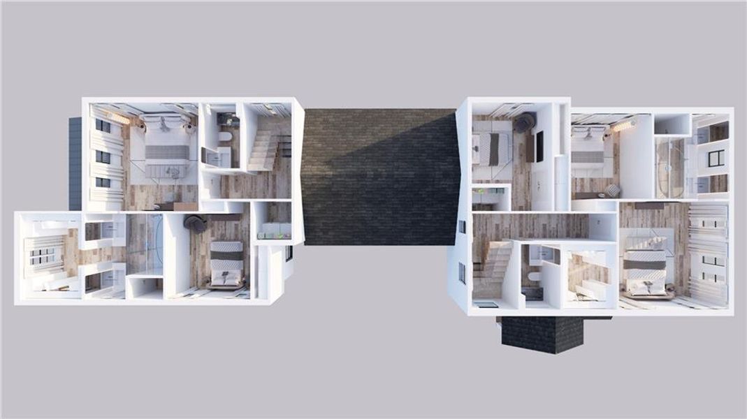 2D floor plan layout of this home in , Atlanta, GA (Image 3).
