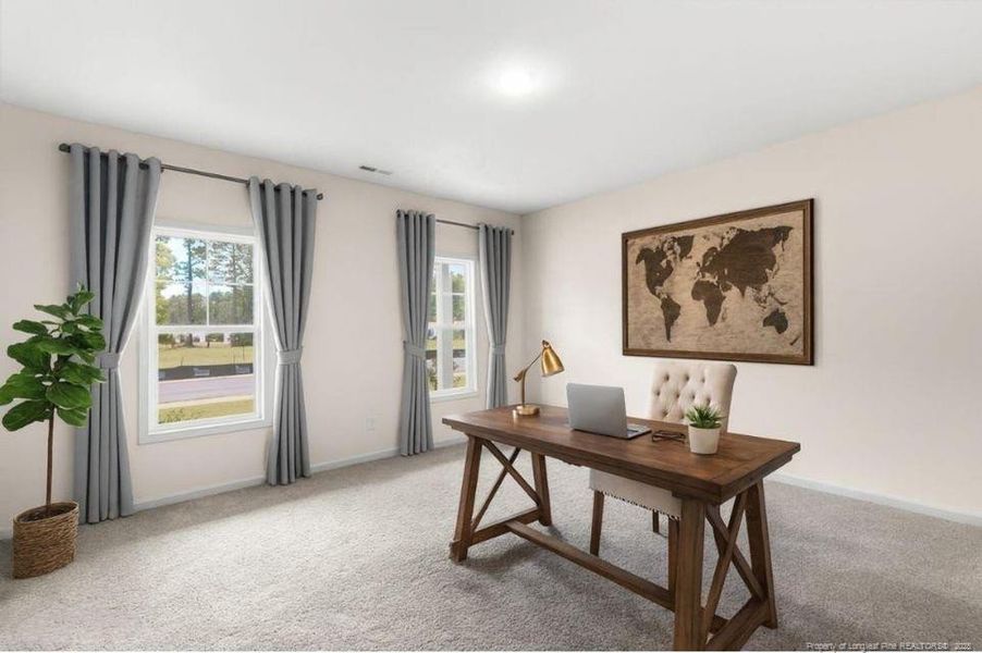 Flex Room downstairs-VIRTUALLY STAGED