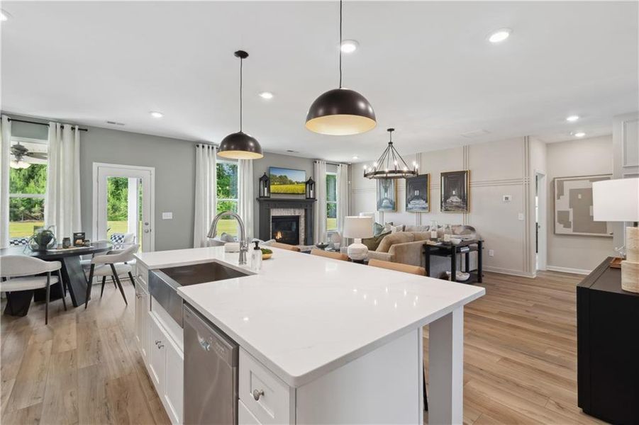 Furnished interior view inside a new home in Westwind Estates, Hampton (Image 29).