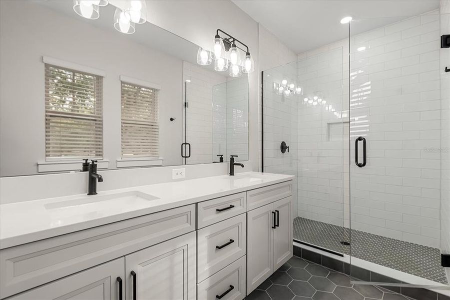 Furnished interior view inside a new home in , Orlando (Image 16).