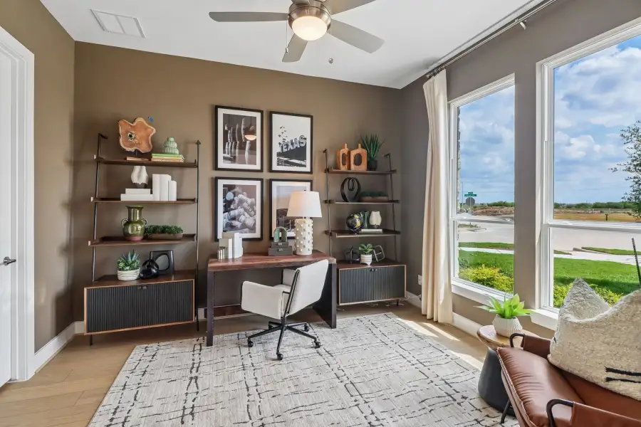 Furnished interior view inside a new home in Blue Creek Trails, Richmond (Image 7).
