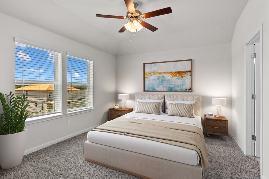 Representative furnished interior of a home built from the Walker by Beazer Homes in Veranda, San Antonio (Image 8).