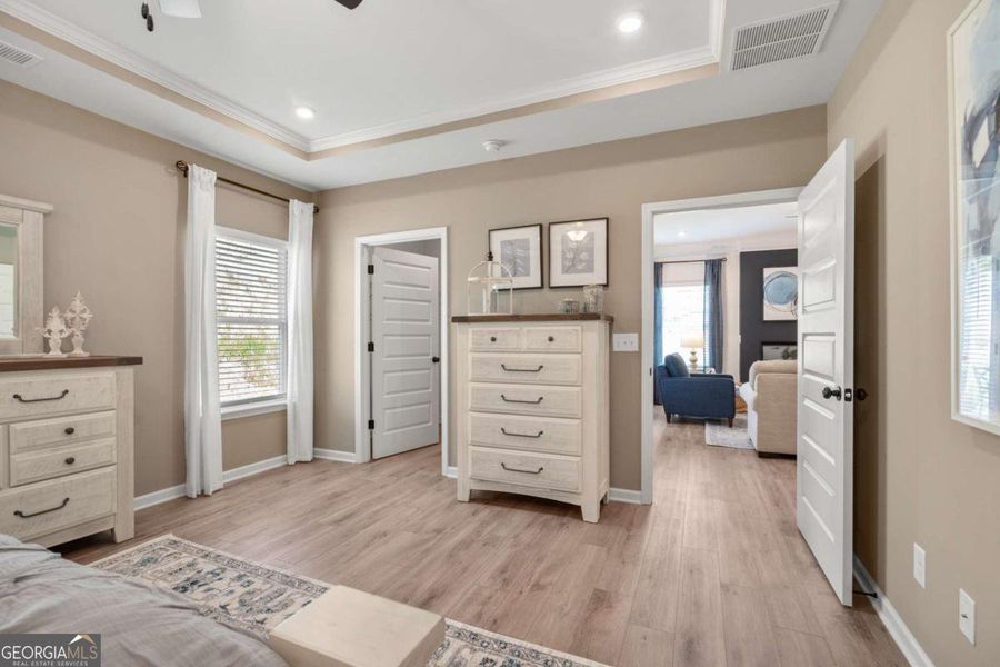 Furnished interior view inside a new home in Cobblestone Crossing Commons, Warner Robins (Image 15).